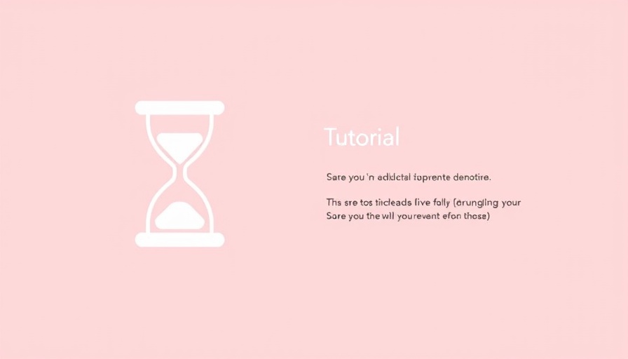Create scarcity with countdown timers tutorial illustration in pink
