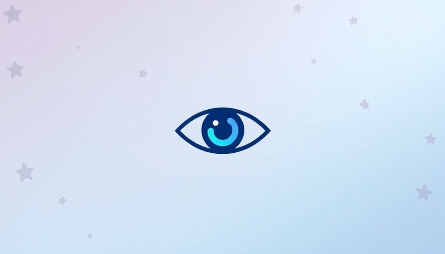 Minimalist eye icon symbolizing email accessibility.
