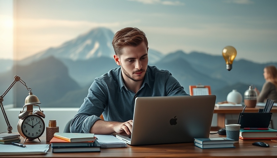 Young professional analyzing data related to the psychology of email credibility