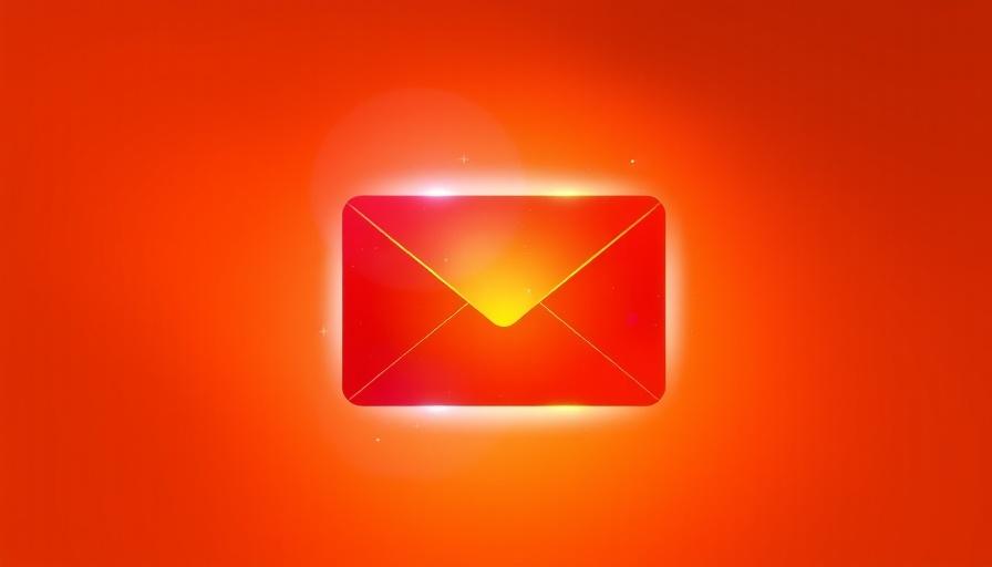 Animated dark mode email design transition on vibrant background.
