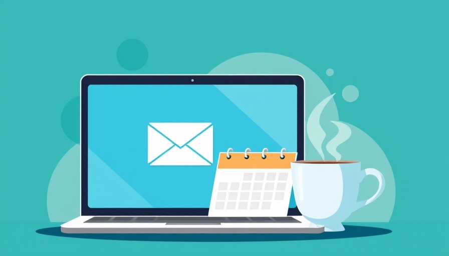 Modern illustration of email course lead magnet concept.