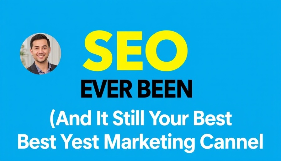 Blue background with SEO title text discussing website traffic generation