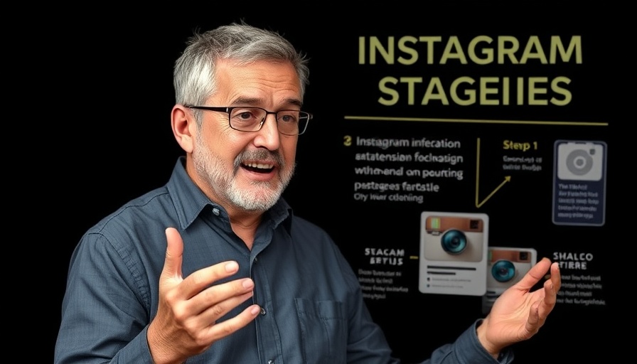 Man explaining Instagram strategies for website traffic generation techniques.
