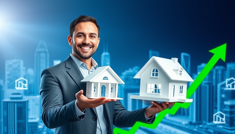 Boost real estate sales with AI video marketing concept in digital art.