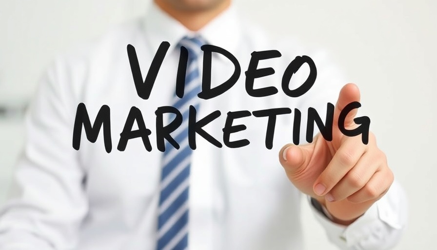 Businessman writing 'Video Marketing' for automating video ads concept.