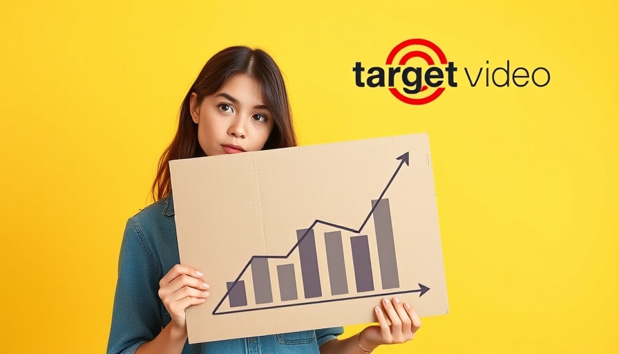 Increase your video ad revenue concept with thoughtful woman holding a graph.
