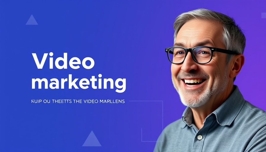 Video marketing for real estate: man discussing insights.
