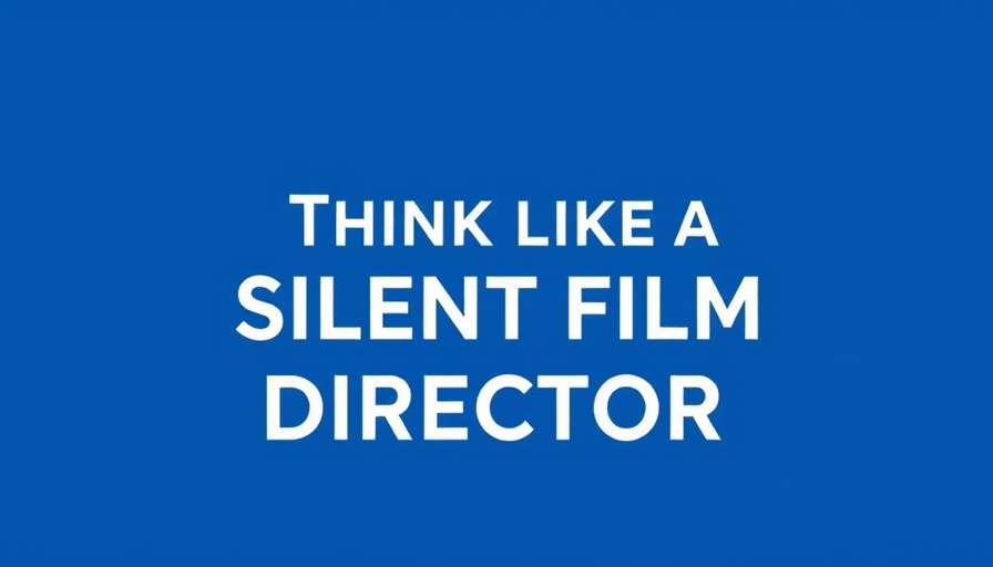Graphic with bold text about visual storytelling strategies.