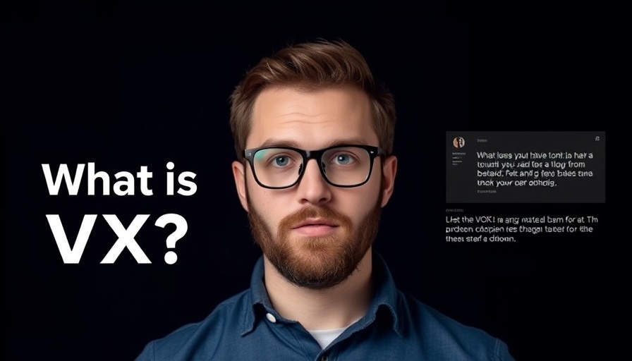 Professional speaker discusses video-powered customer experience with article snippet.