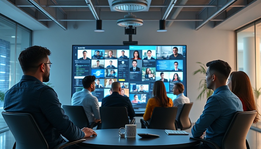 High-value offers video marketing in a modern office setting.
