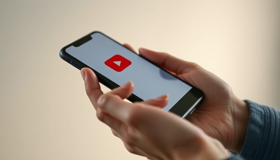 Smartphone screen showing YouTube app, related to YouTube tips for beginners.