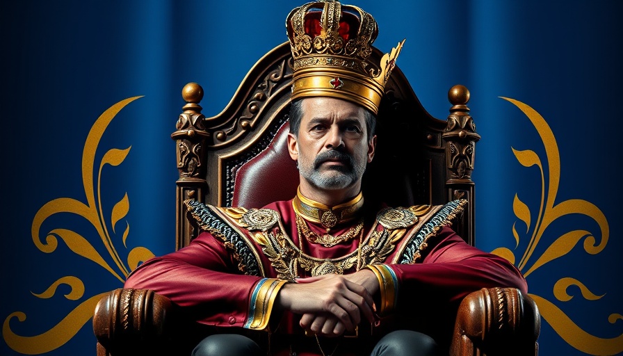 Strengthen Your Brand's Authority graphic with throne and crown.