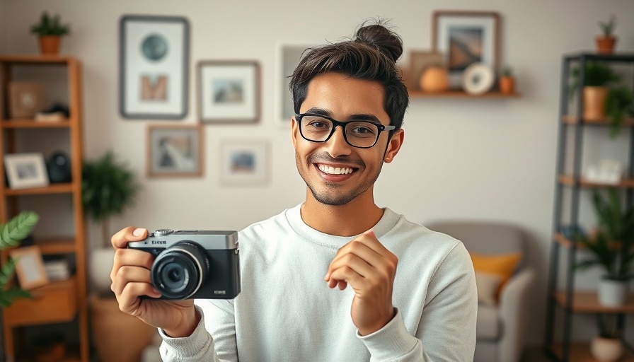 Modern vlogger in home office, How to start vlogging in 2025