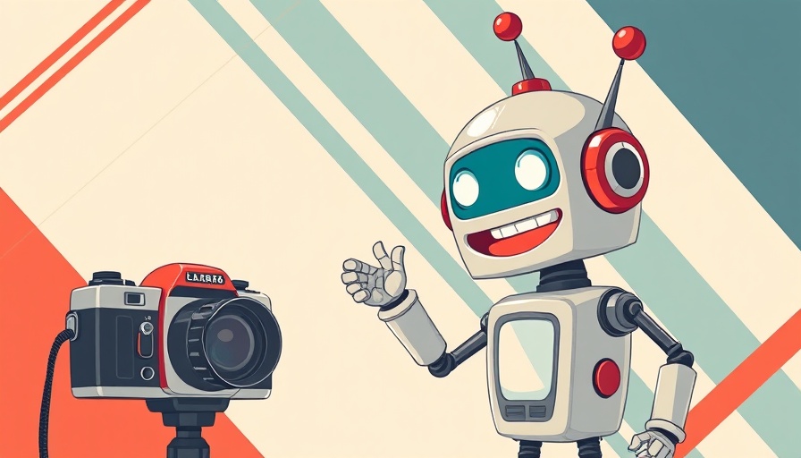 AI image generators for marketers with a camera and robot.