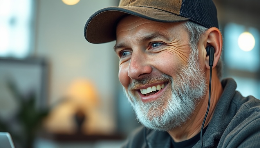 Middle-aged man discussing YouTube Shorts for business growth.