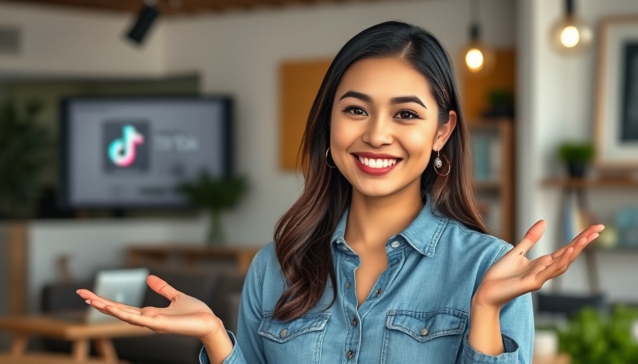 TikTok SEO Strategies tutorial with woman's portrait and text.