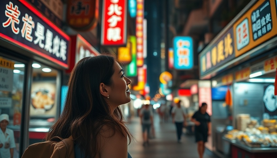 Hong Kong street scene vibrant with social media engagement potential.