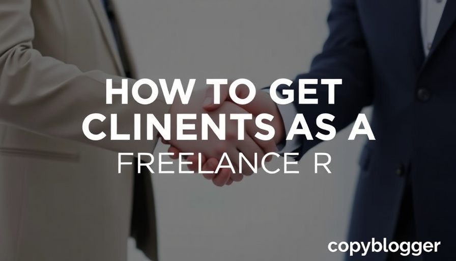 Freelancer tips text overlay on handshake background.
