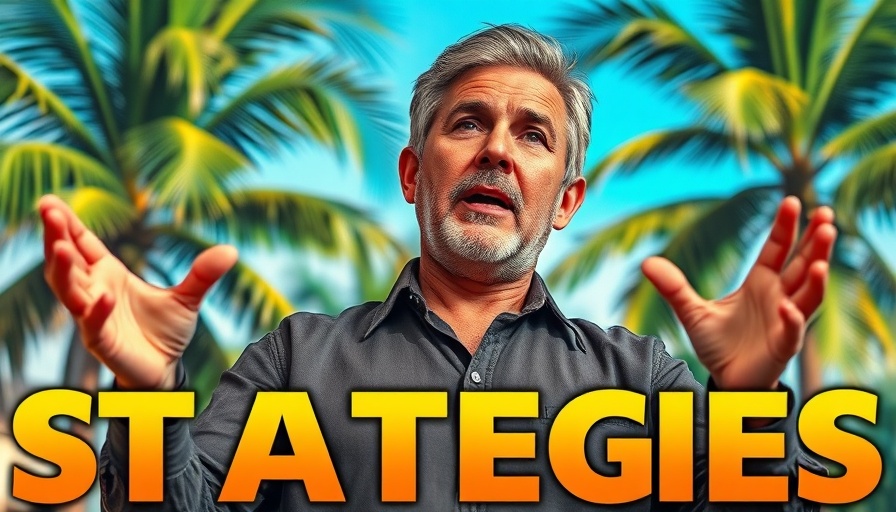 Email Marketing Weekend Strategies with tropical theme and speaker.