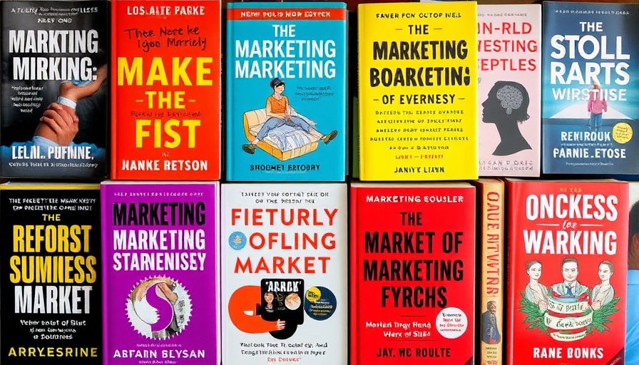 Must-read marketing books by women with colorful covers.