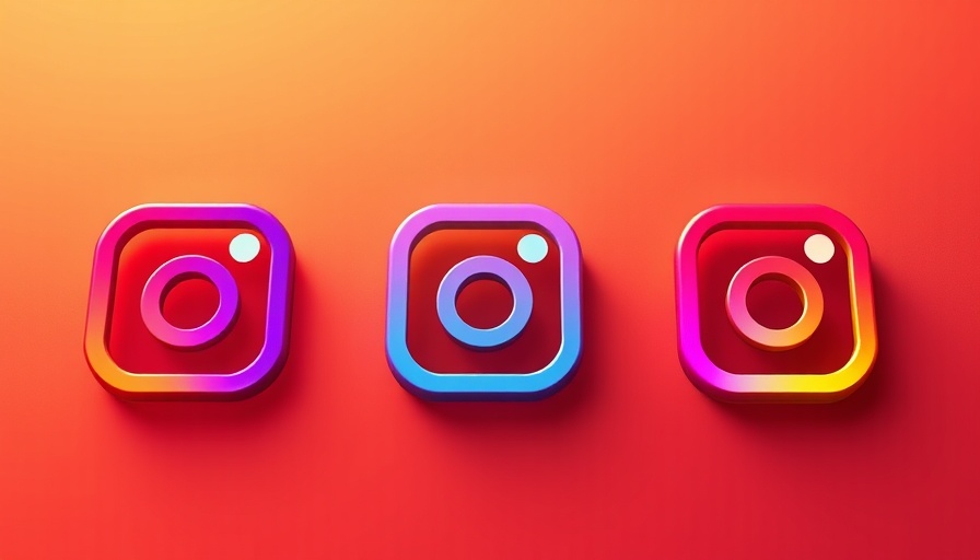 Modern Instagram logos with vibrant gradients, Instagram algorithm 2025.