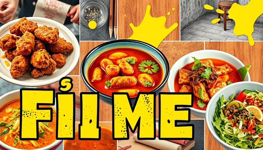 Vibrant food blog ideas collage with diverse dishes.