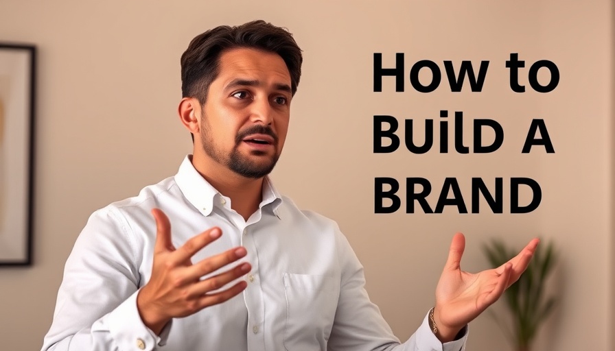 How to start a blog visual tutorial on brand building in a video.