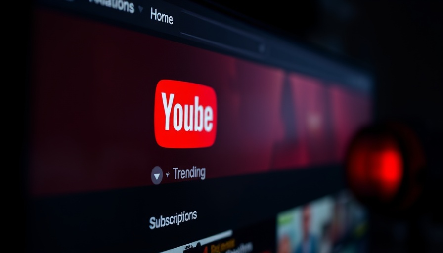 YouTube interface showing menu options for YouTube SEO optimization.