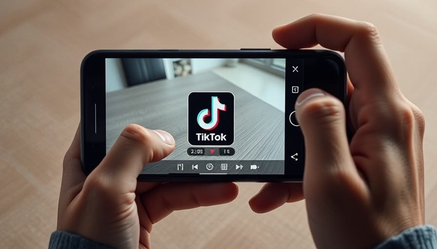 Editing TikTok videos on smartphone, TikTok icon visible.