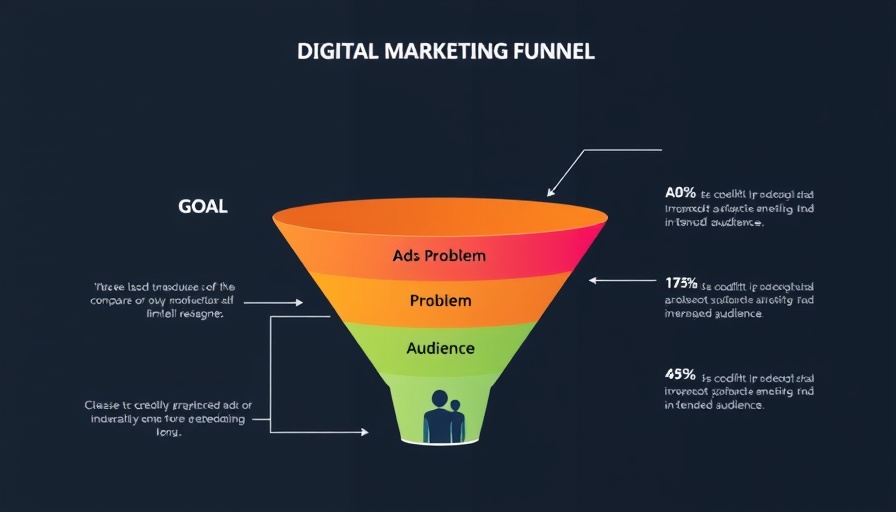 Infographic of marketing funnel showing qualified traffic to your site.