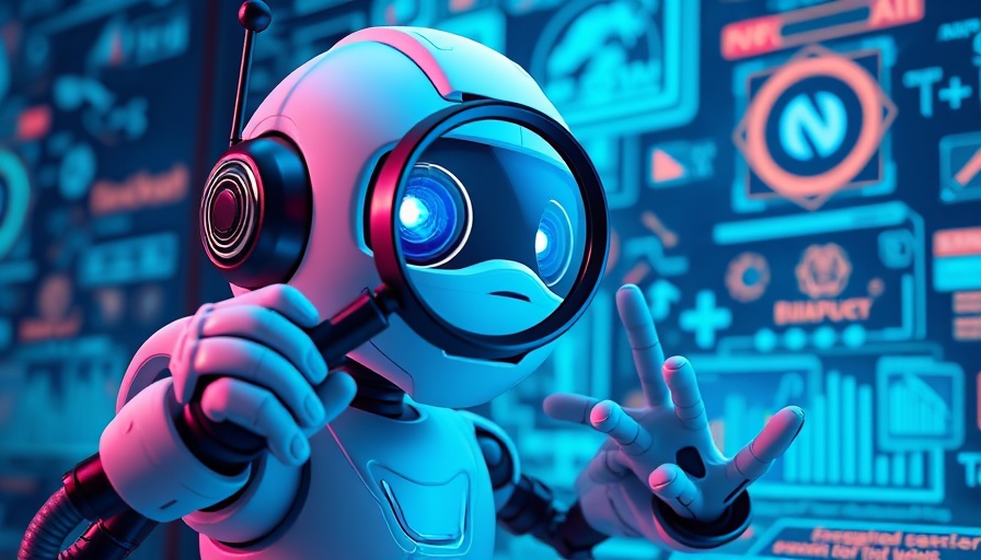 LLM Optimization in Search digital illustration with AI elements