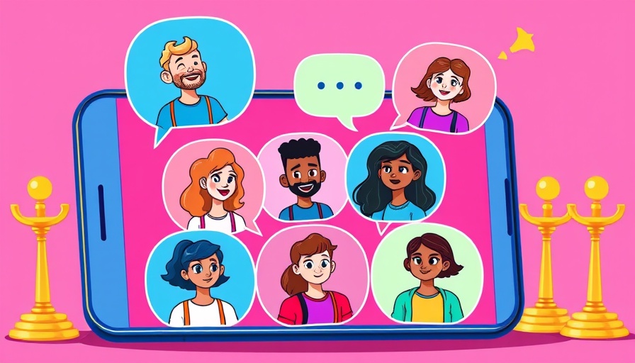 Influencers reshaping live brand activations in vibrant digital illustration.