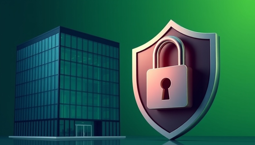 Digital illustration of secure social media compliance for regulated industries.