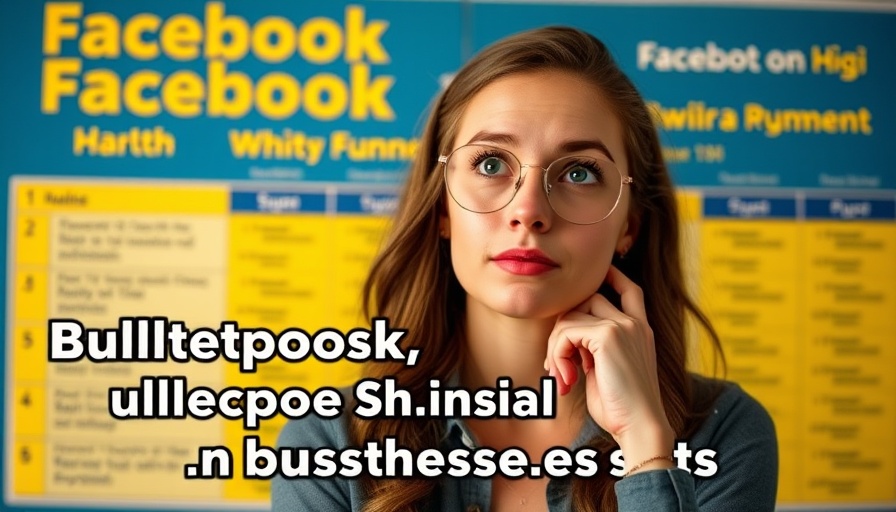 Facebook funnels for small business marketing strategy graphic.