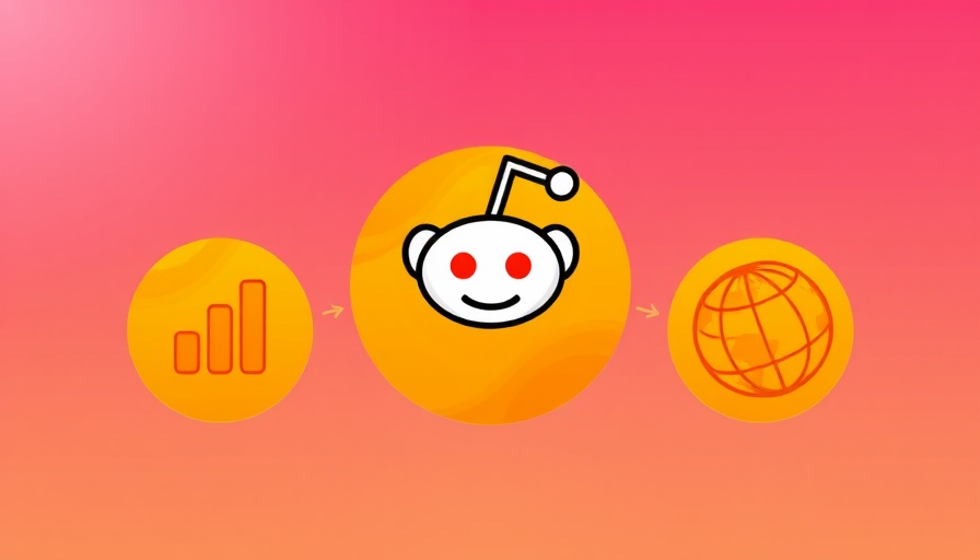 Reddit statistics 2025 graphic with bar chart and globe