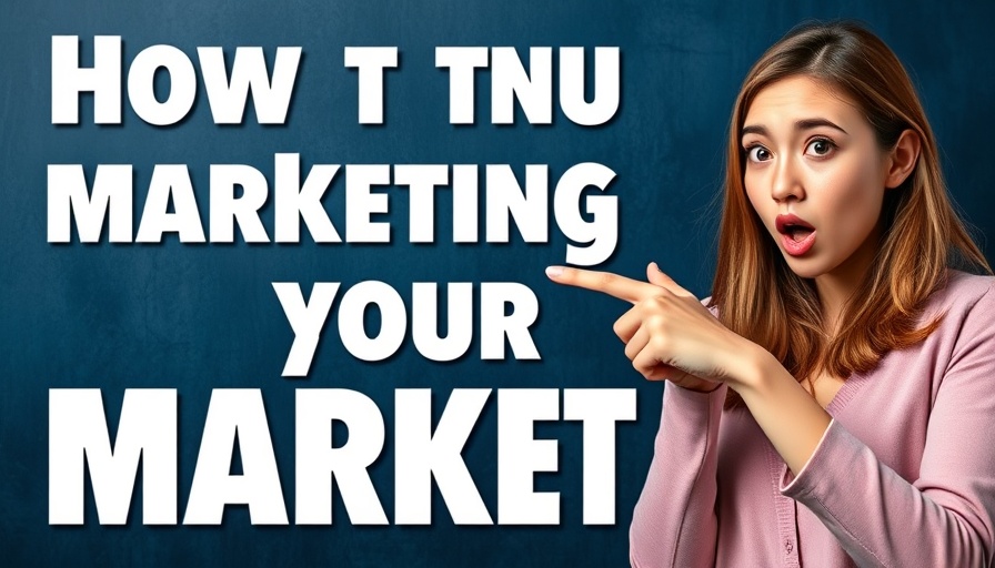Young woman highlighting Facebook marketing strategies text.