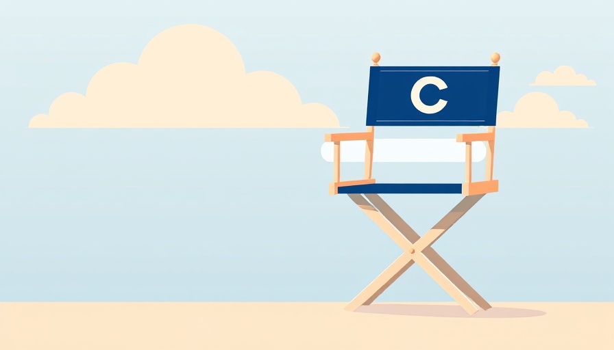 Illustration showing the concept of plugins in AI browsing with a director's chair.