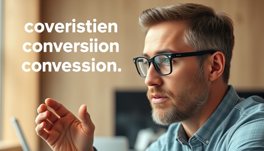 Focused man discussing email marketing strategy in a modern office.