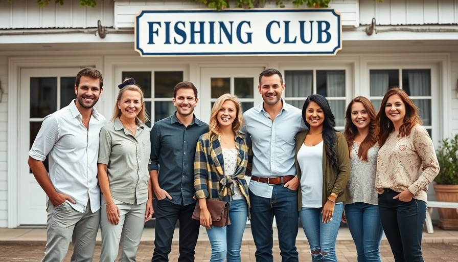 Group at Wisconsin fishing club illustrating outdoor activities.