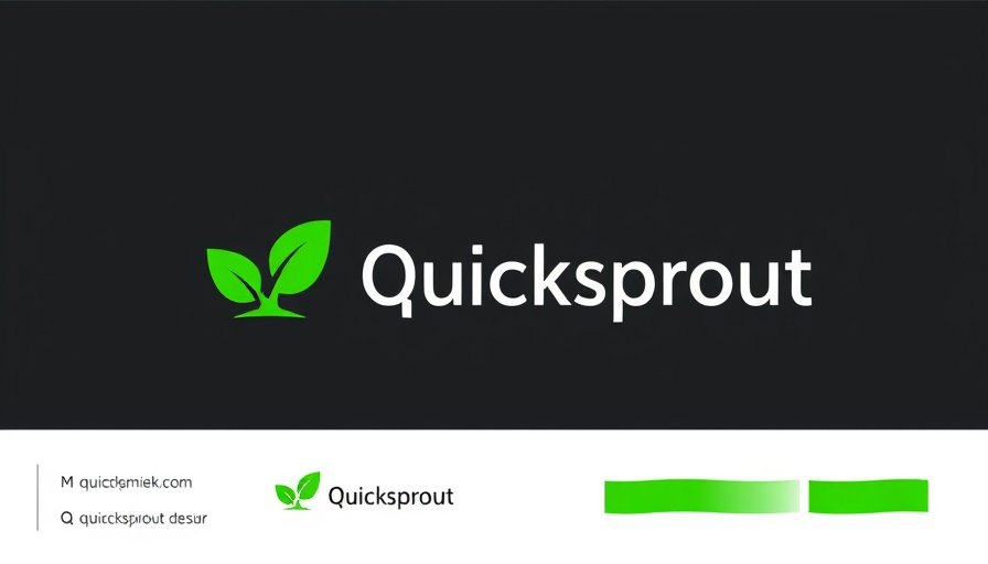 Quicksprout logo with green leaf icon.