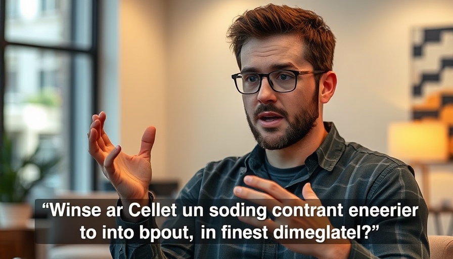 Man discussing the value of efforts even if they fail, with text overlay.
