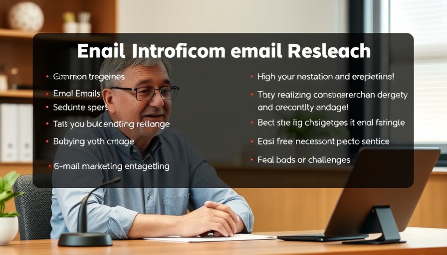 Email marketing expert discussing common issues, seated with a microphone.
