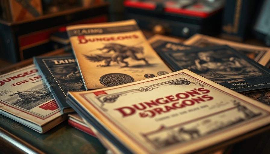 Vintage Dungeons & Dragons booklets highlight Lake Geneva history.
