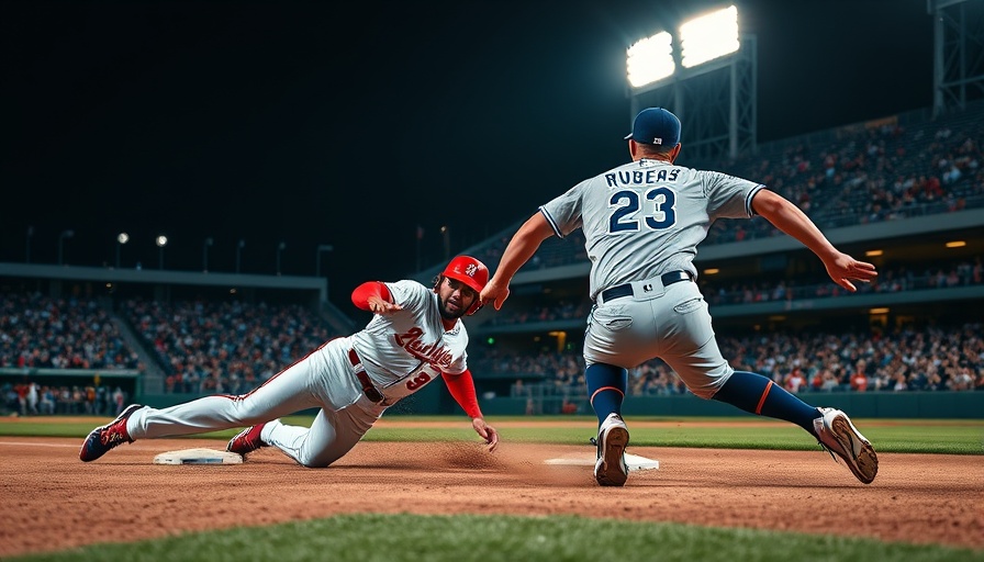Milwaukee Brewers games action scene with players sliding into base.