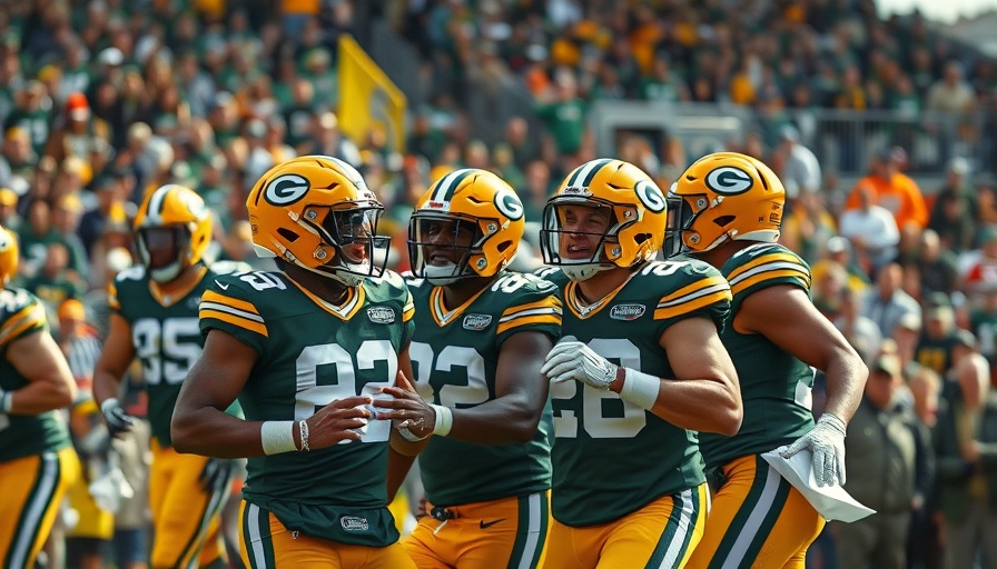 Exciting Wisconsin outdoor recreation scene at Packers game.