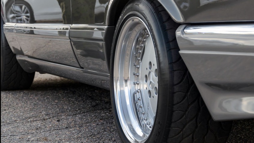 Closeup example of Lowered vehicle