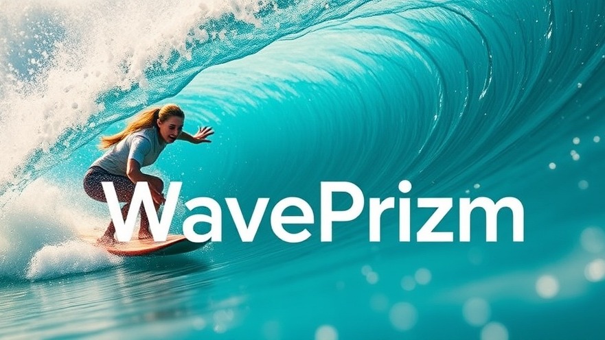 Female surfer riding an artificial wave by Mark Kosich, showcasing sustainable surf culture.