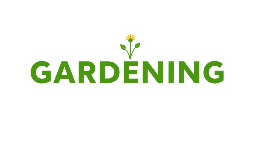 Savvy Gardening logo with flower design