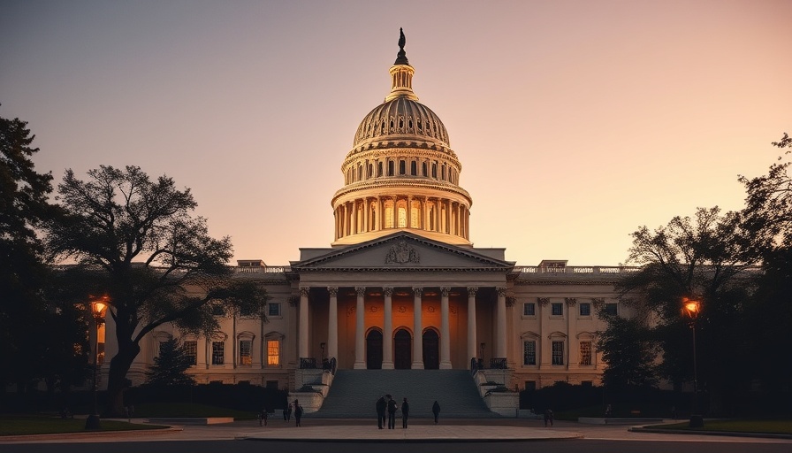 California capitol building at evening, representing booster seat law.