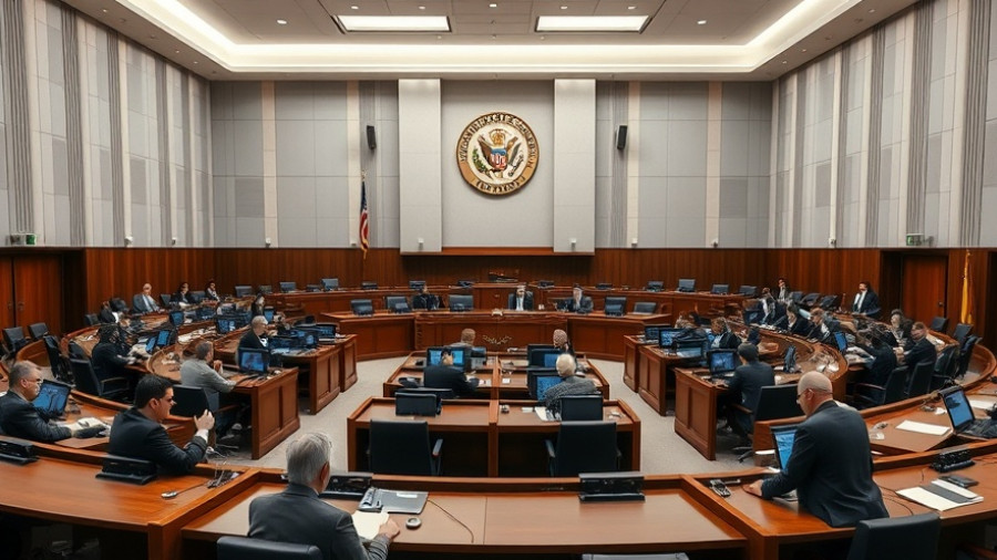 Huntington Beach City Council meeting in session, officials seated.